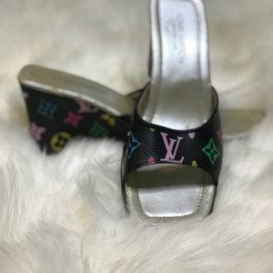 Louis Vuitton vintage multicolore monogram Sandal
